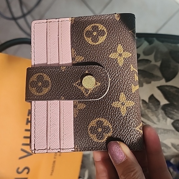 EUC Rare Louis Vuitton Wallet/Cardholder Monogram and Pink - Picture 4 of 12